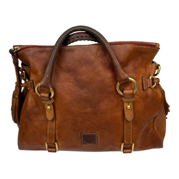 Dooney & Bourke Handbags - Dooney & Bourke Florentine Satchel Leather Bag